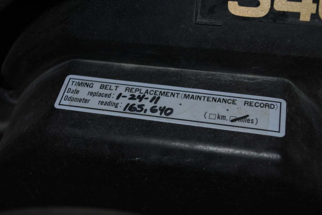 Timing Belt Replacement Sticker Photo by ryansmith3512 Photobucket